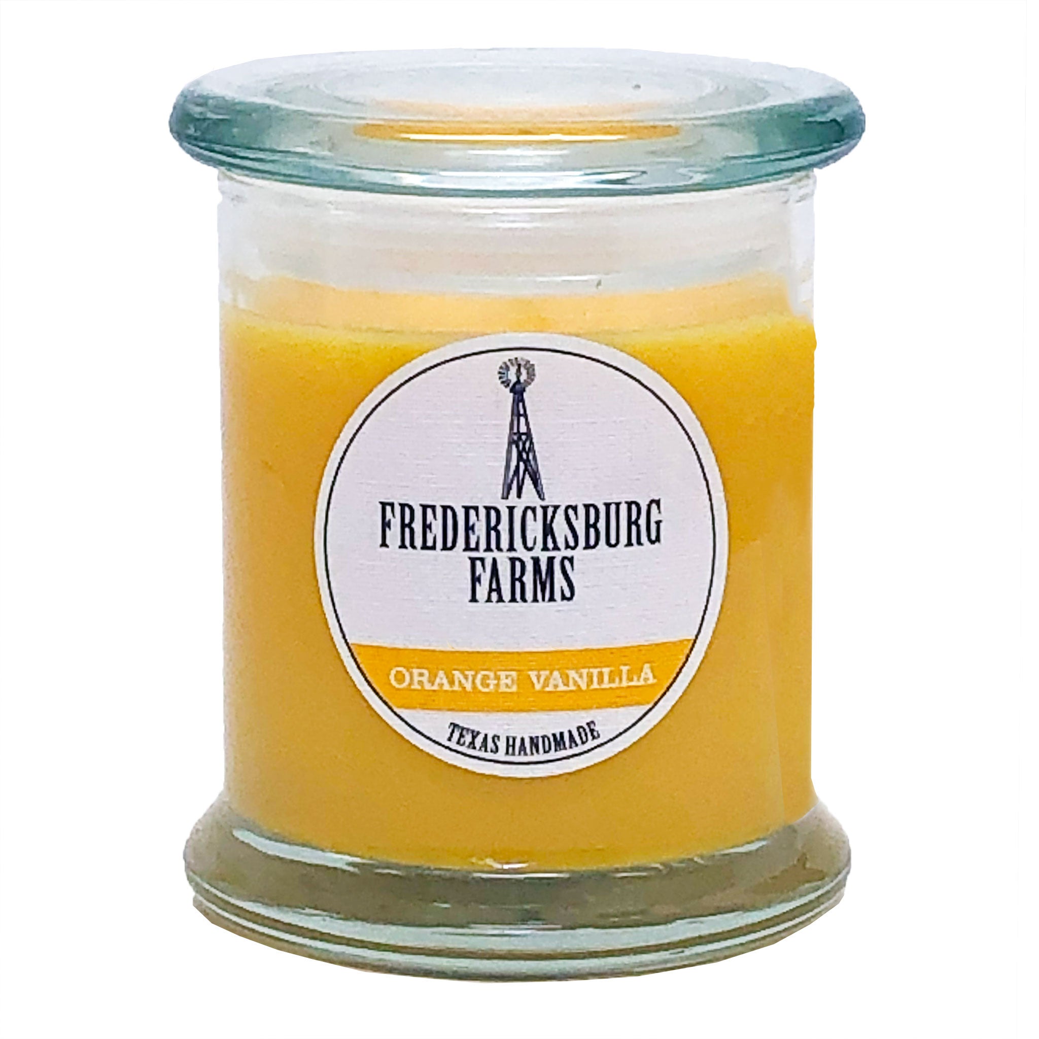 Orange Vanilla Candle (9 oz.) - Fredericksburg Farms
