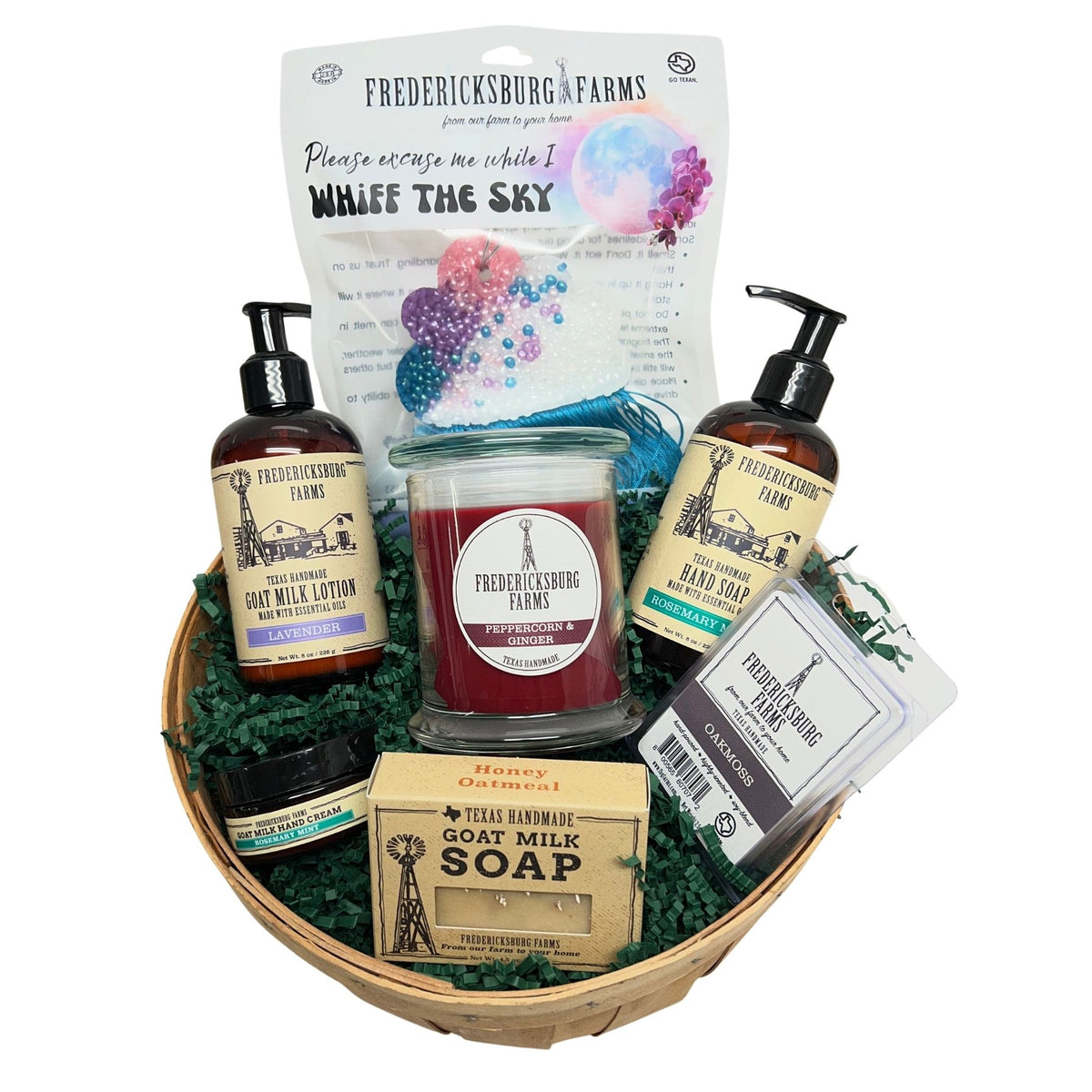 Rosemary & Luck — Everyday Magic Gift Basket- Fredericksburg Farms
