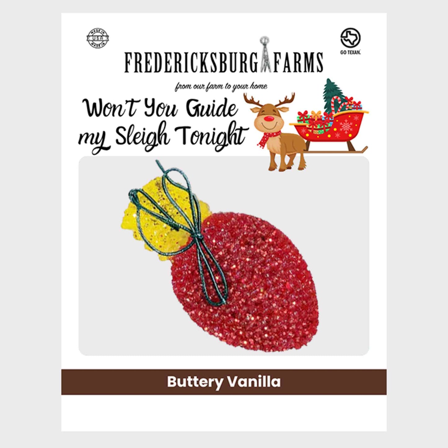 Buttery Vanilla Air Freshener - Seasonal - Fredericksburg Farms