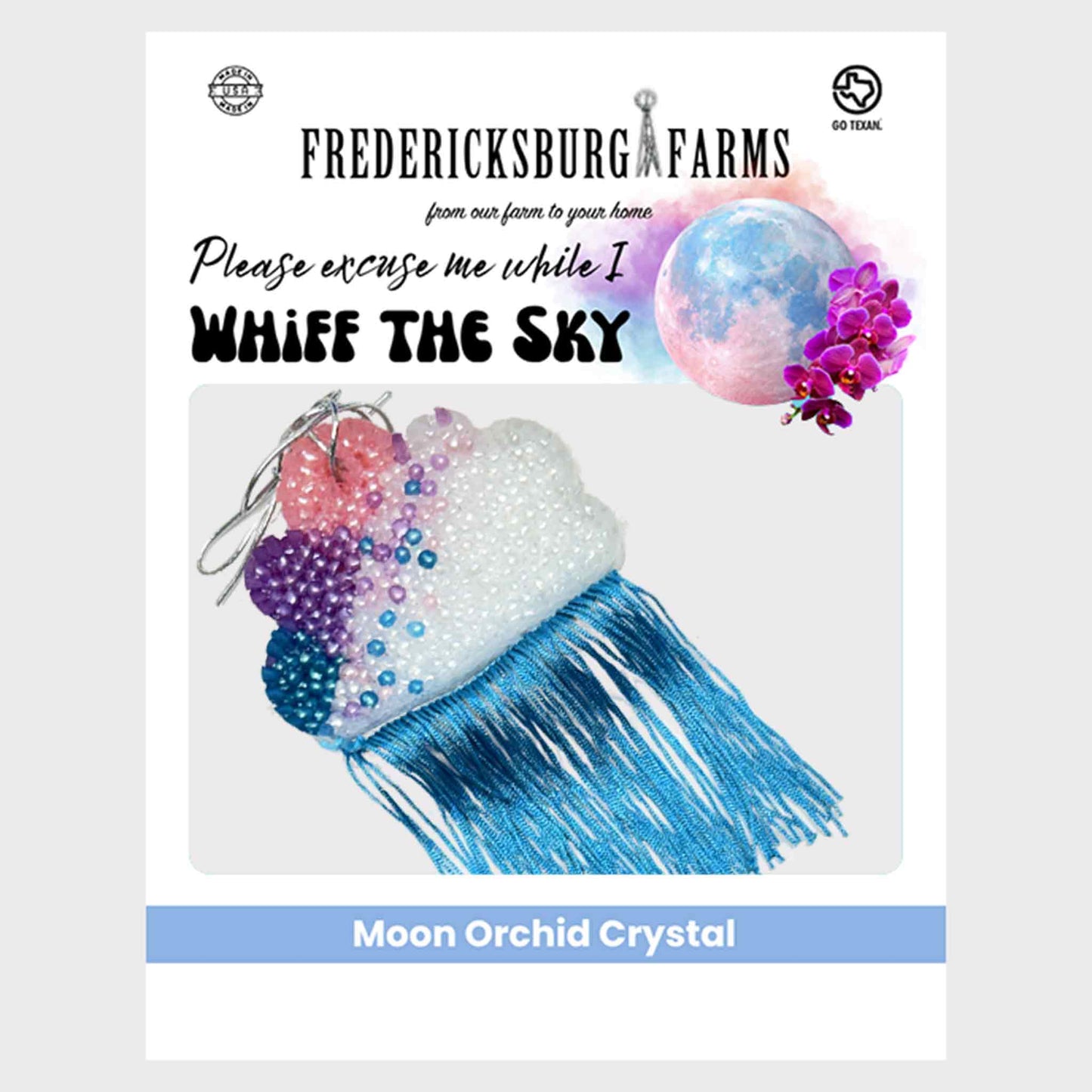 Moon Orchid Crystal Air Freshener - Fredericksburg Farms