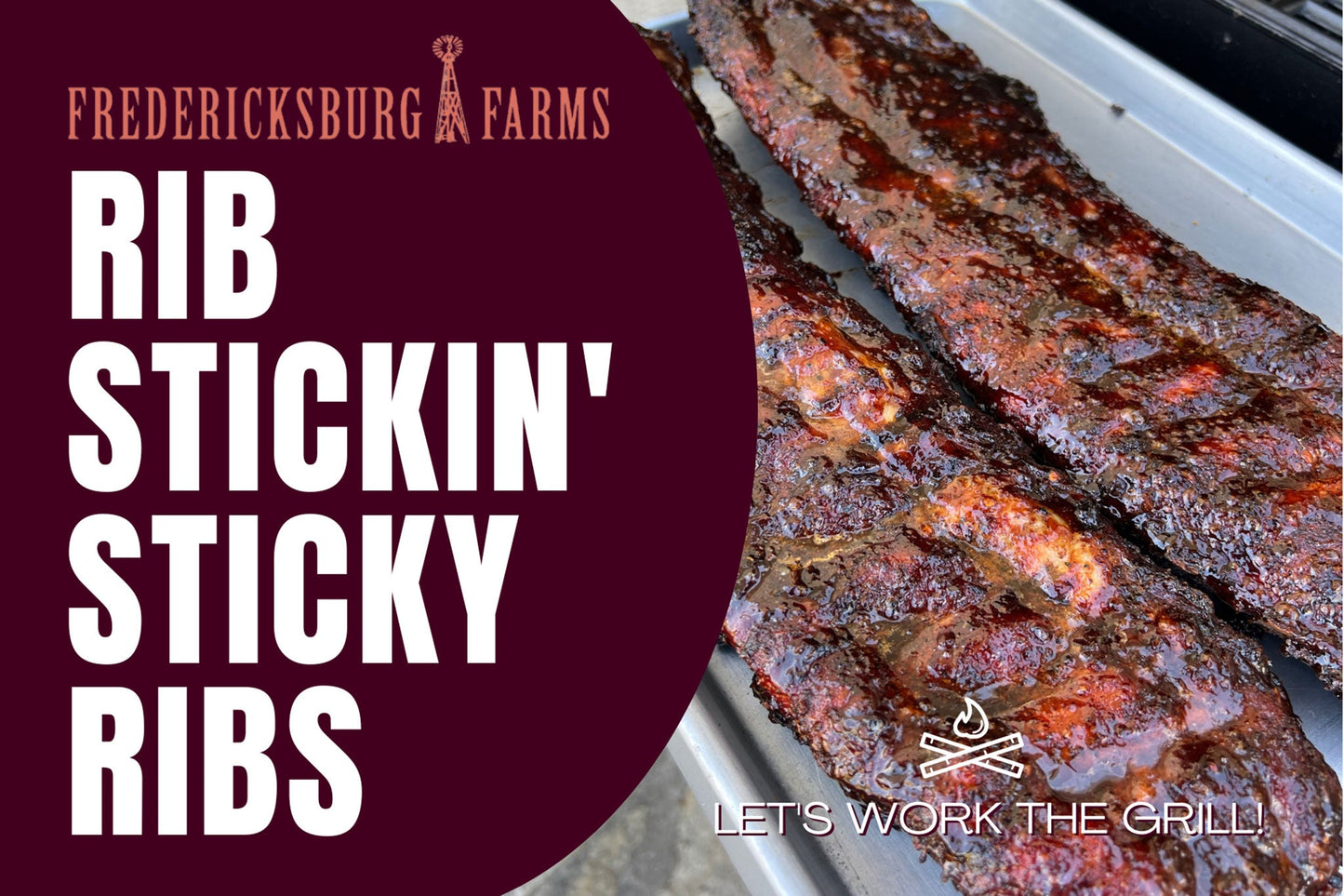 Rib Stickin' Sticky Ribs - Fredericksburg Farms