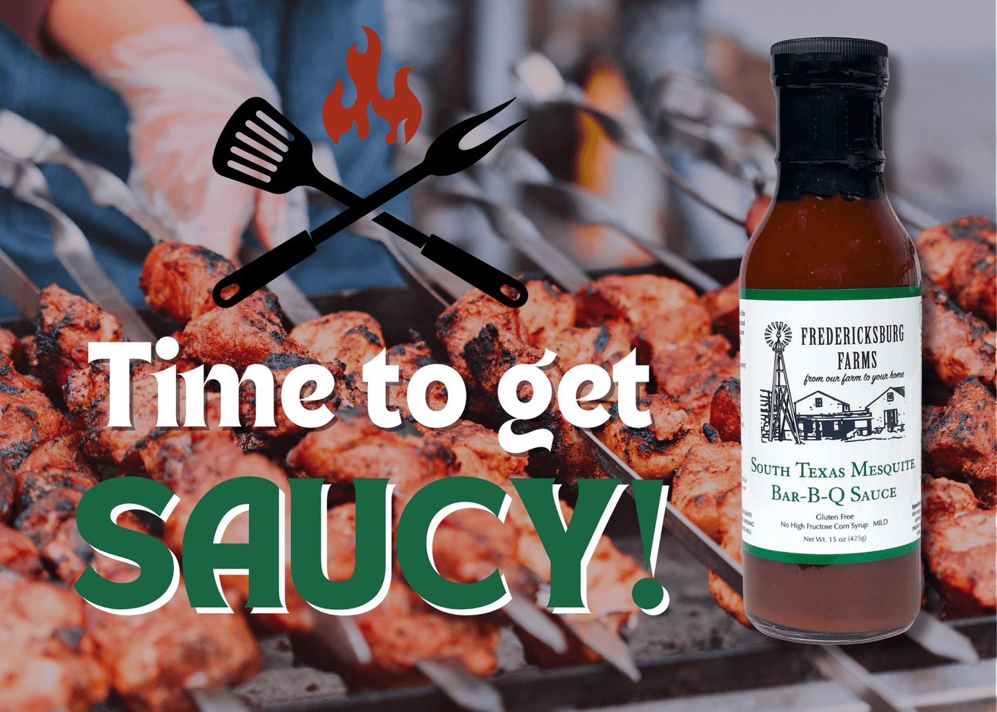 South Texas Mesquite Bar - B - Q Sauce - Fredericksburg Farms