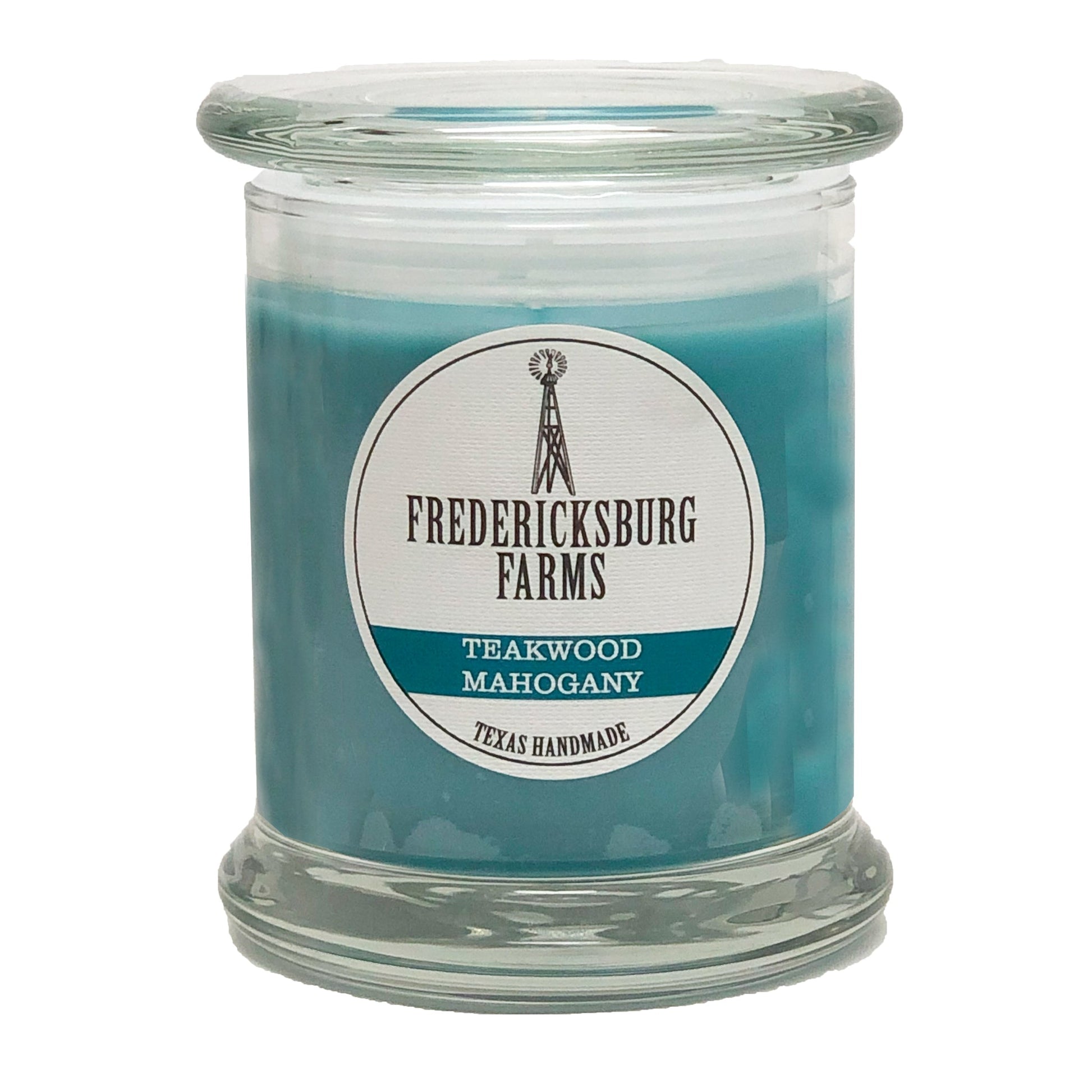 Teakwood & Mahogany Candle (9 oz.) - Seasonal - Fredericksburg Farms