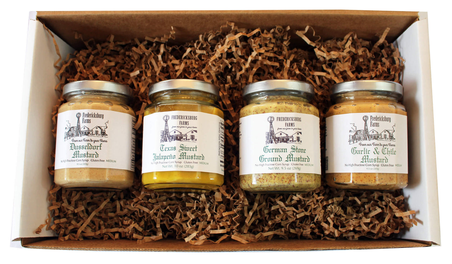 Texas Mustard Lover's Gift Box - Best Sellers - Fredericksburg Farms