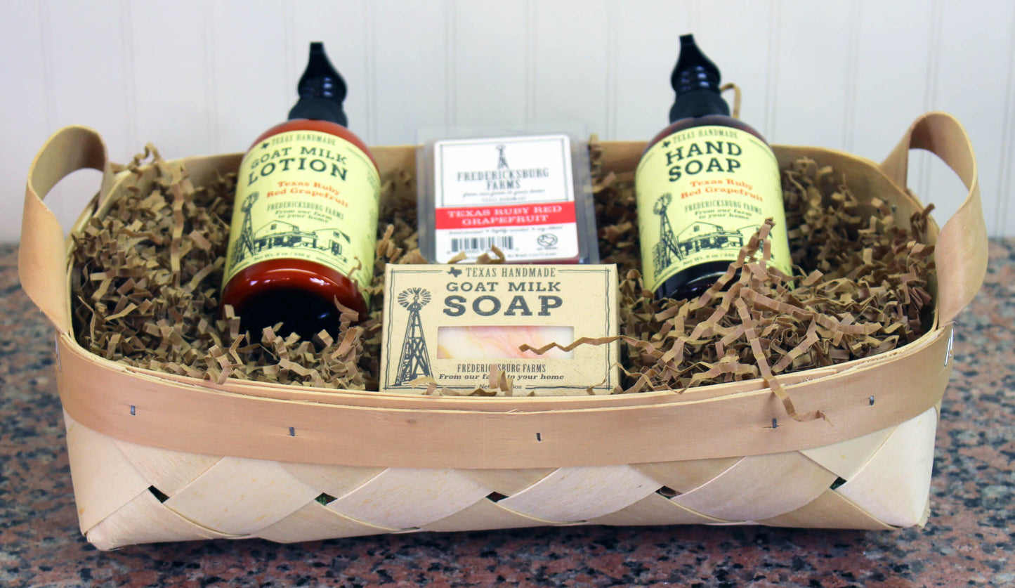 Texas Ruby Red Grapefruit Gift Basket - Fredericksburg Farms