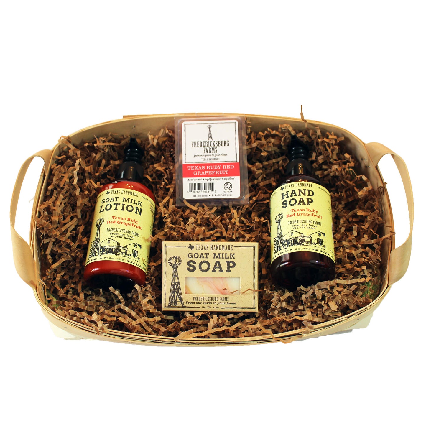 Texas Ruby Red Grapefruit Gift Basket - Fredericksburg Farms