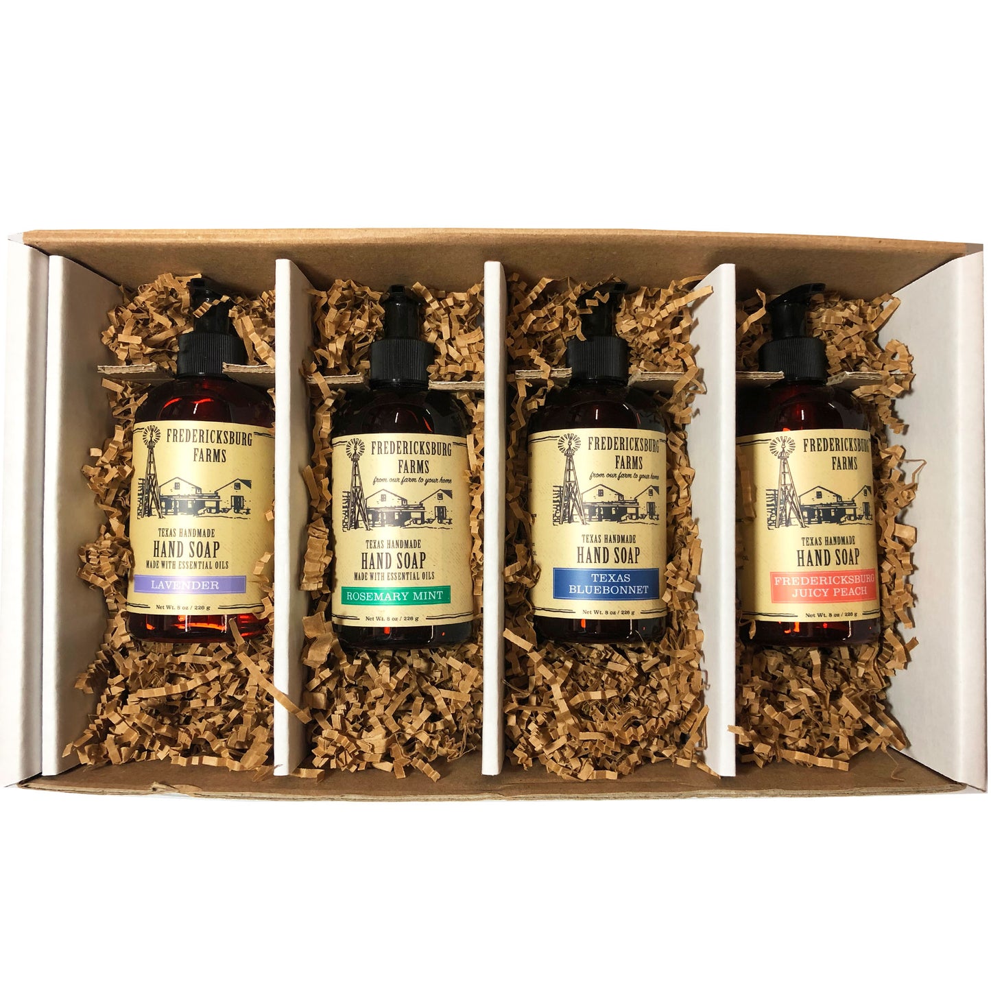 Hand Soap 4-pack Gift Box - Fredericksburg Farms