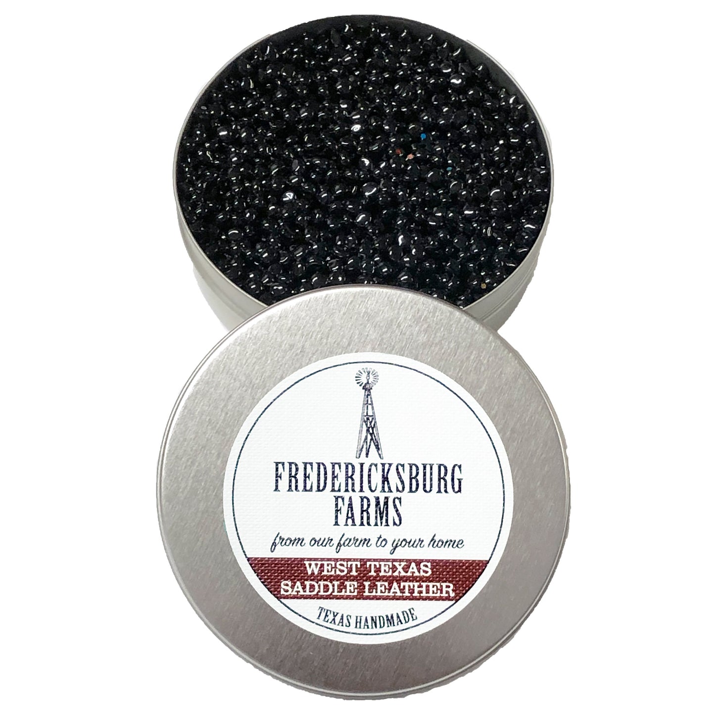 West Texas Saddle Leather Fragrance Tin - Fredericksburg Farms