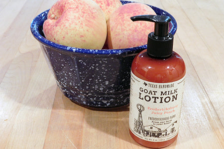 Fredericksburg Juicy Peach Goat Milk Lotion - Fredericksburg Farms
