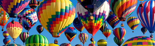 On the Road at the Balloon Fiesta