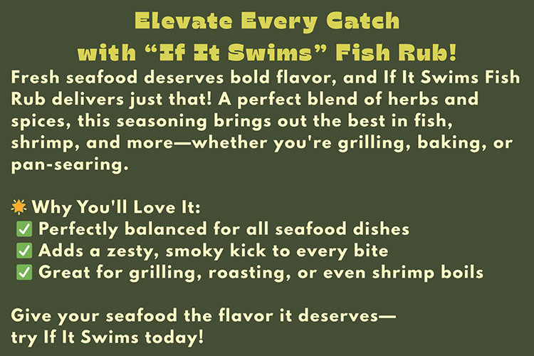 If It Swims...Dry Rub For Fish - Fredericksburg Farms