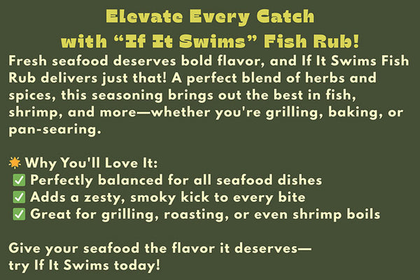 If It Swims...Dry Rub For Fish - Fredericksburg Farms
