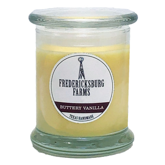 Buttery Vanilla Candle (9 oz.) - Fredericksburg Farms
