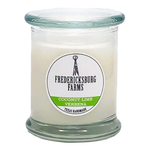 Coconut Lime Verbena Candle (9 oz.) - Fredericksburg Farms