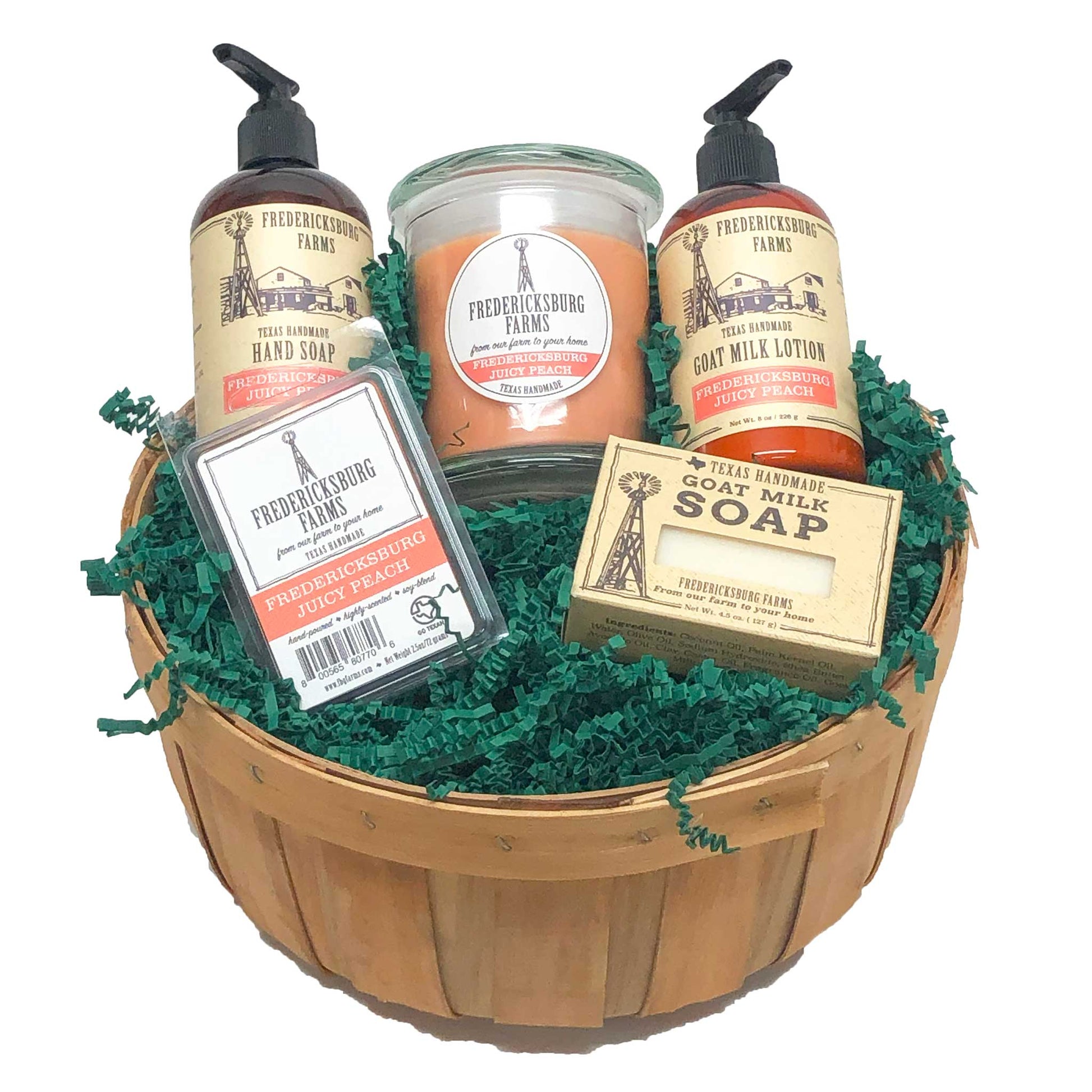 Fredericksburg Juicy Peach Delights Gift Basket - Fredericksburg Farms