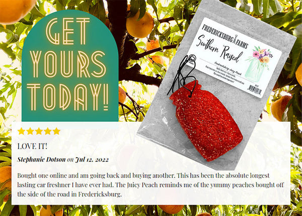 Fredericksburg Juicy Peach Air Freshener - Fredericksburg Farms