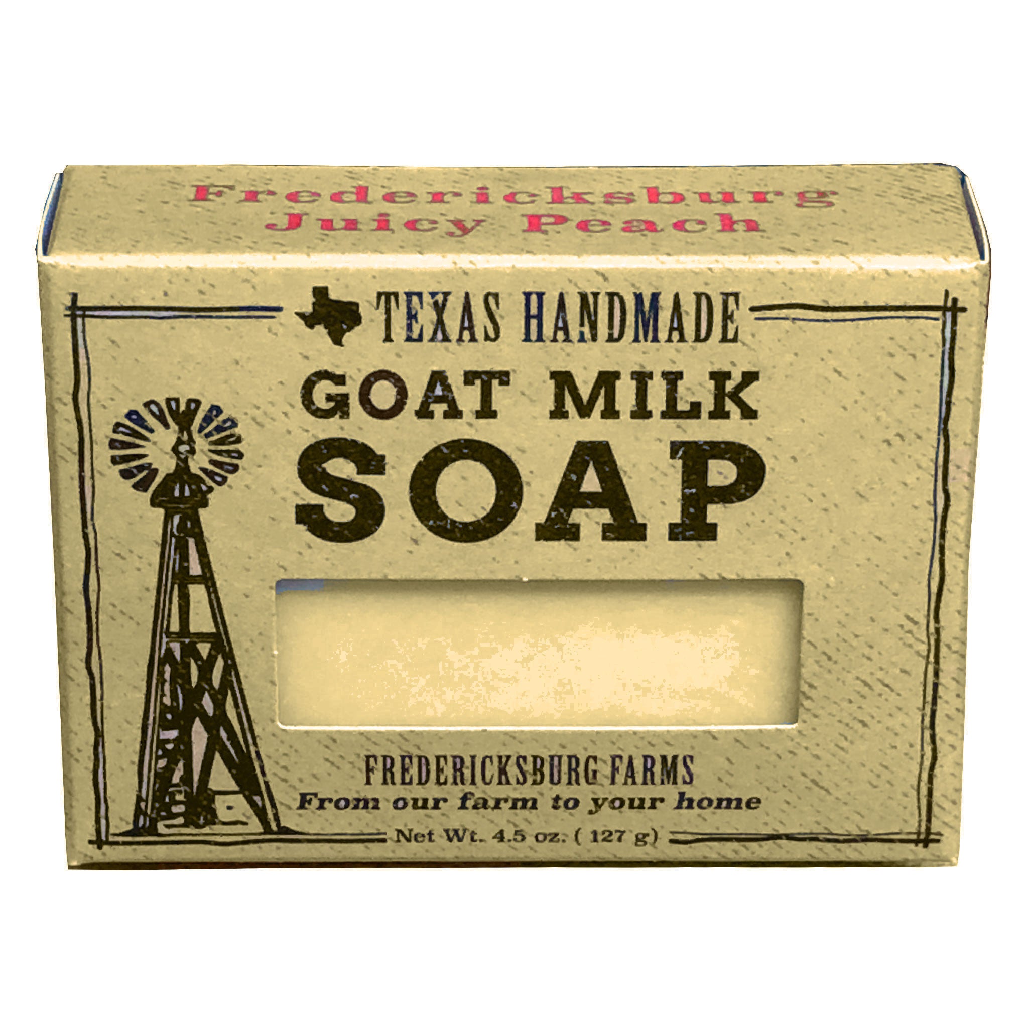 Fredericksburg Juicy Peach Goat Milk Soap - Fredericksburg Farms