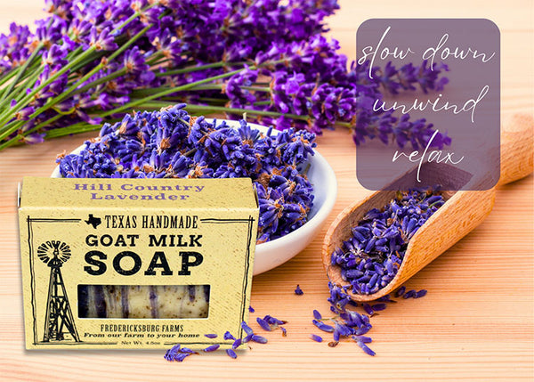 Hill Country Lavender Goat Milk Soap - Fredericksburg Farms