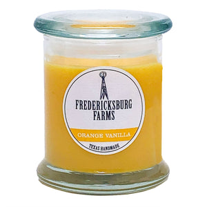 Orange Vanilla Candle (9 oz.) - Fredericksburg Farms