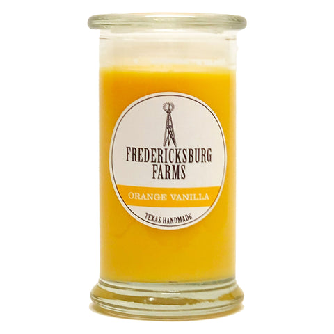 Orange Vanilla Candle (16 oz.) - Fredericksburg Farms