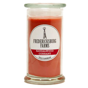 Sandalwood Currant Candle (16 oz.) - Fredericksburg Farms