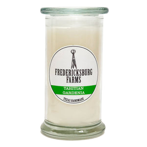 Tahitian Gardenia Candle (16 oz.) - Fredericksburg Farms