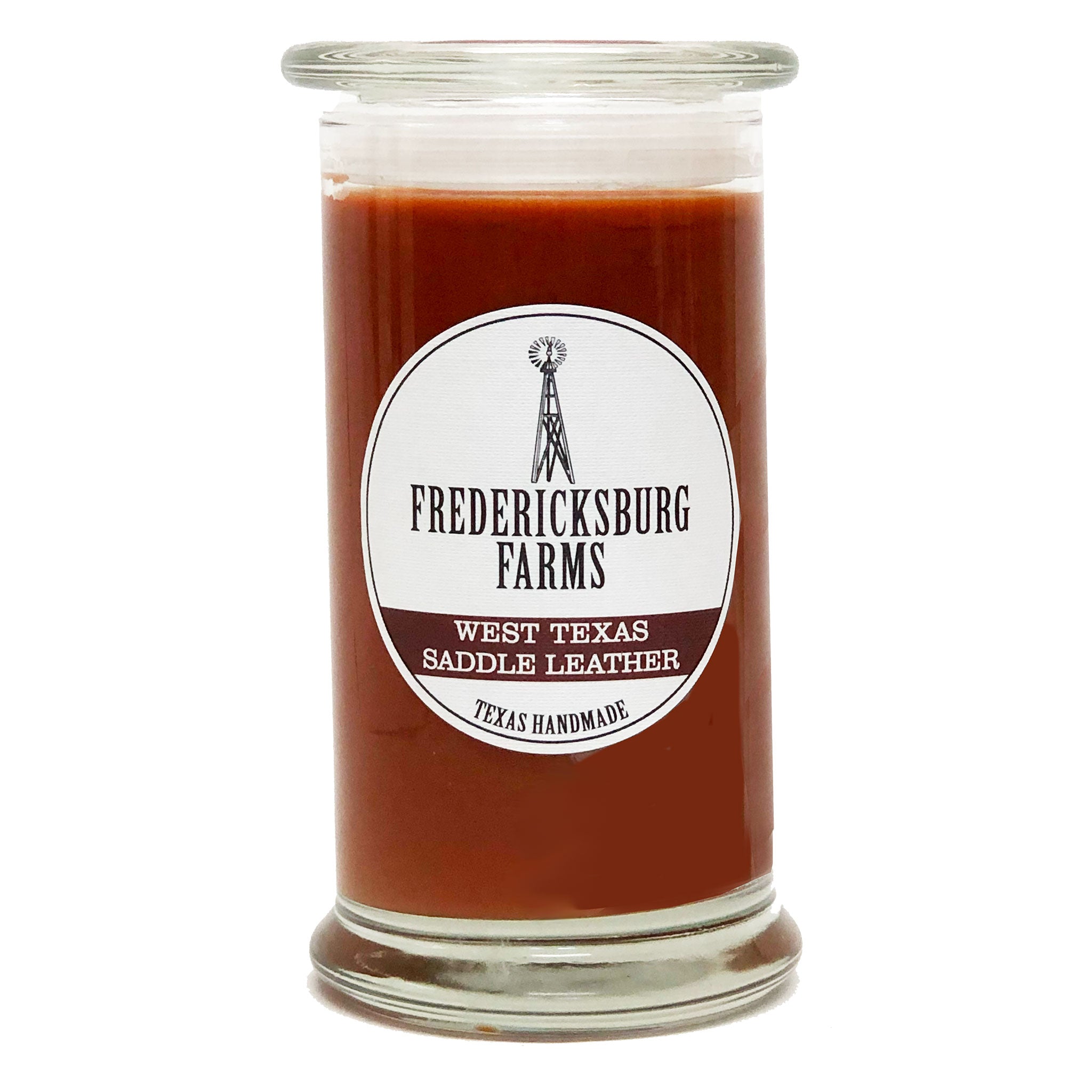 West Texas Saddle Leather Candle (16 oz.) - Fredericksburg Farms