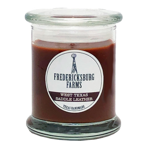 West Texas Saddle Leather Candle (9 oz.) - Fredericksburg Farms