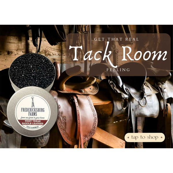 West Texas Saddle Leather Fragrance Tin - Fredericksburg Farms