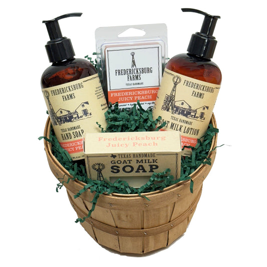 Fredericksburg Juicy Peach Gift Basket - Fredericksburg Farms