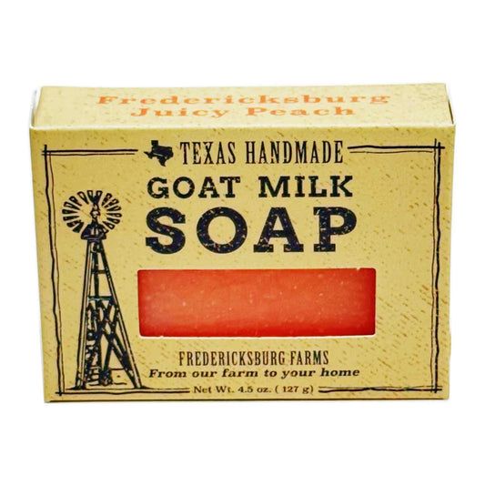 Fredericksburg Juicy Peach Goat Milk Soap - Fredericksburg Farms