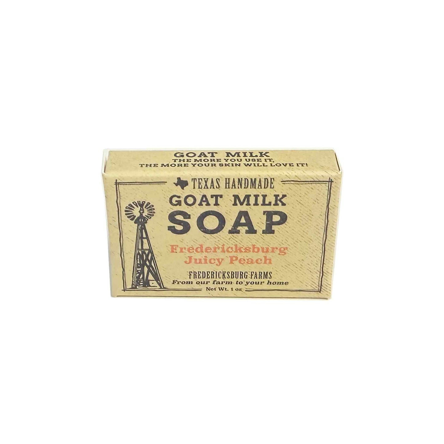 Fredericksburg Juicy Peach Travel Size Bar Soap - Fredericksburg Farms