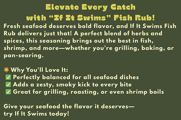 If It Swims...Dry Rub For Fish - Fredericksburg Farms