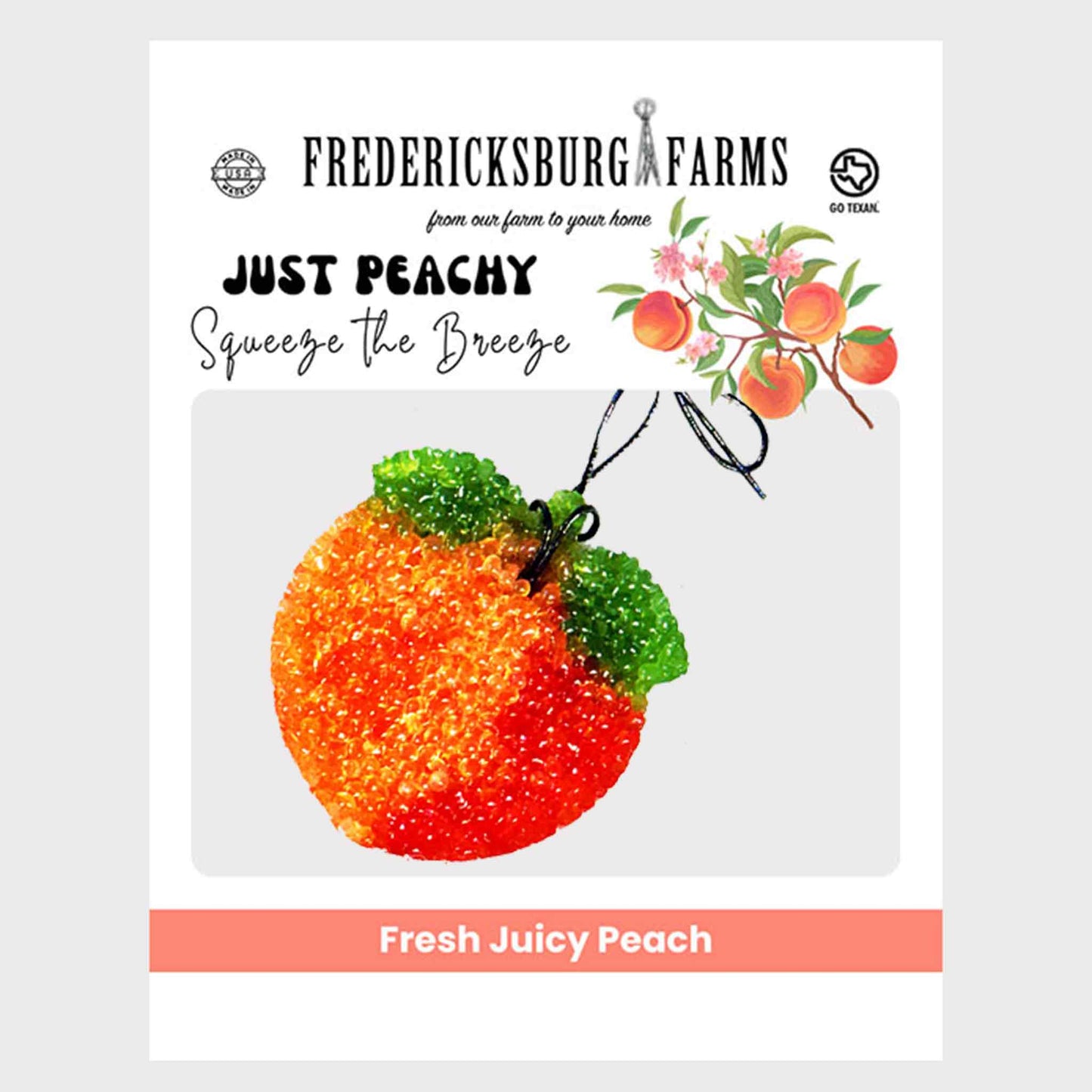 Just Peachy , Squeeze the Breeze - Fresh Juicy Peach - Fredericksburg Farms