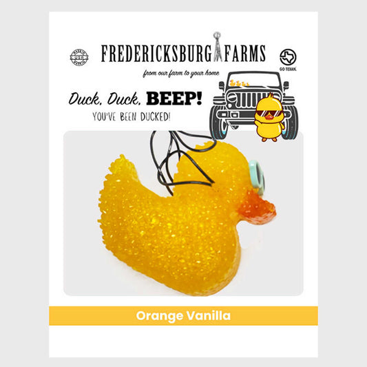 Orange Vanilla Duck Air Freshener - Fredericksburg Farms