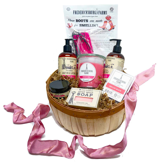 Pink Delights Gift Basket - Fredericksburg Farms