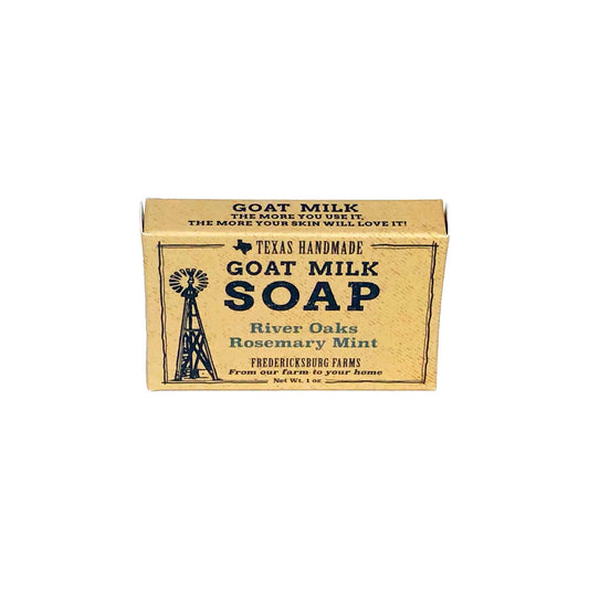 River Oaks Rosemary Mint Travel Size Bar Soap - Fredericksburg Farms