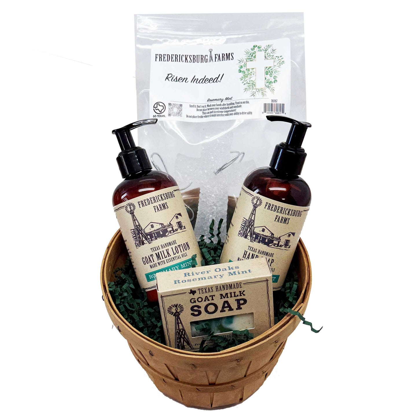 Rosemary Mint Gift Basket - Fredericksburg Farms