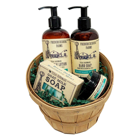 Rosemary Mint Refresh Gift Basket - Fredericksburg Farms