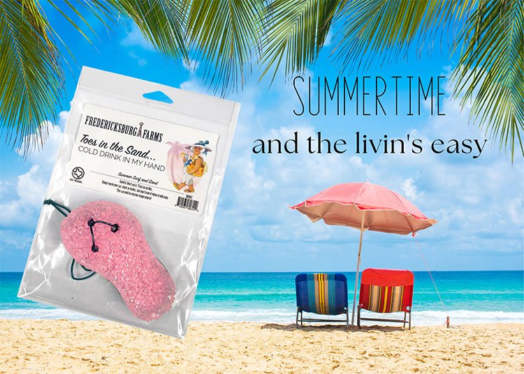 Summer Surf & Sand Air Freshener - Seasonal - Fredericksburg Farms
