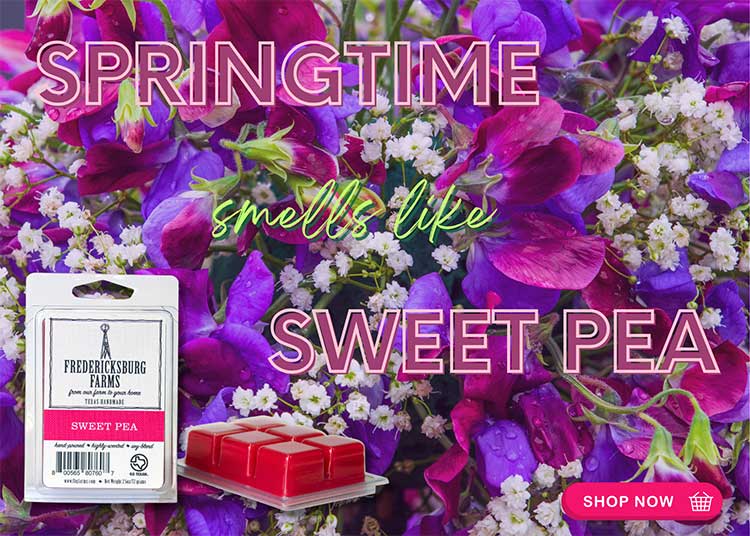 Sweet Pea Wax Melt - Fredericksburg Farms