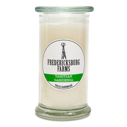 Tahitian Gardenia Candle (16 oz.) - Fredericksburg Farms