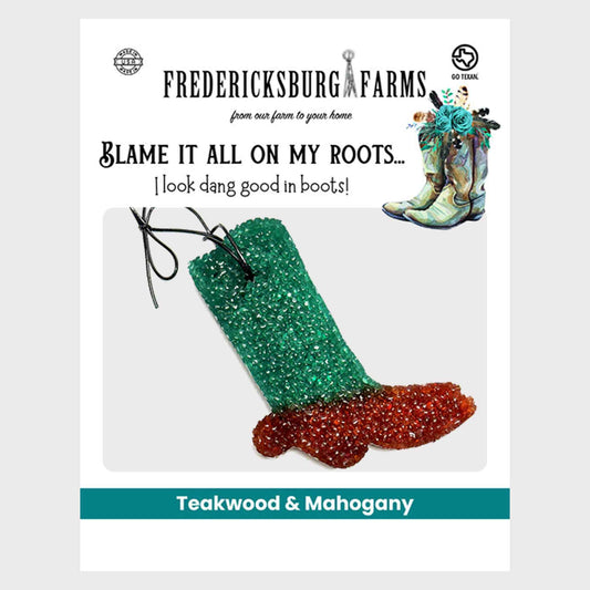 Teakwood & Mahogany Air Freshener - Seasonal - Fredericksburg Farms
