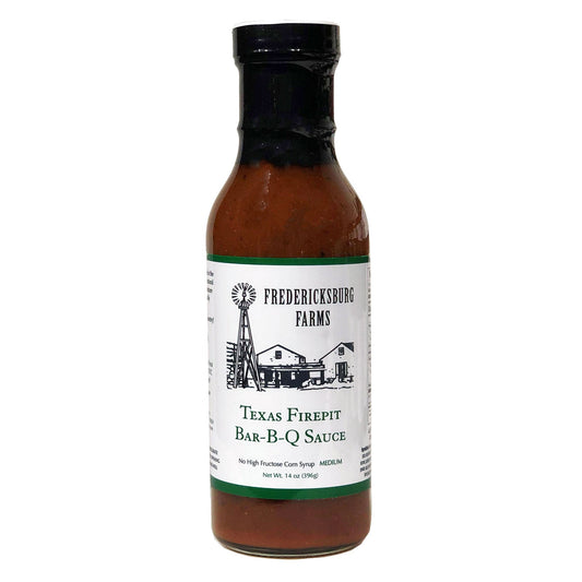 Texas Firepit Bar - B - Q Sauce - Fredericksburg Farms