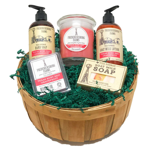 Texas Ruby Red Grapefruit Delights Gift Basket - Fredericksburg Farms