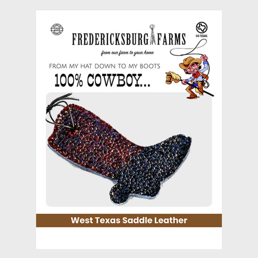 West Texas Saddle Leather Air Freshener - Fredericksburg Farms