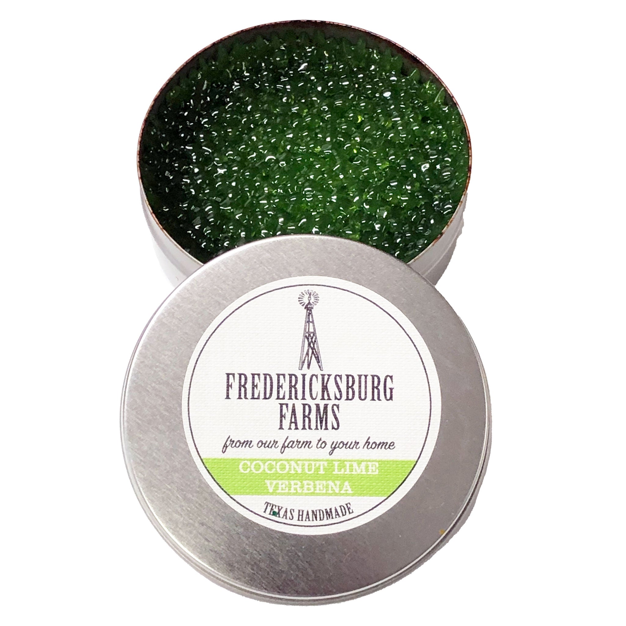 Coconut Lime Verbena Freshie Tin - Fredericksburg Farms