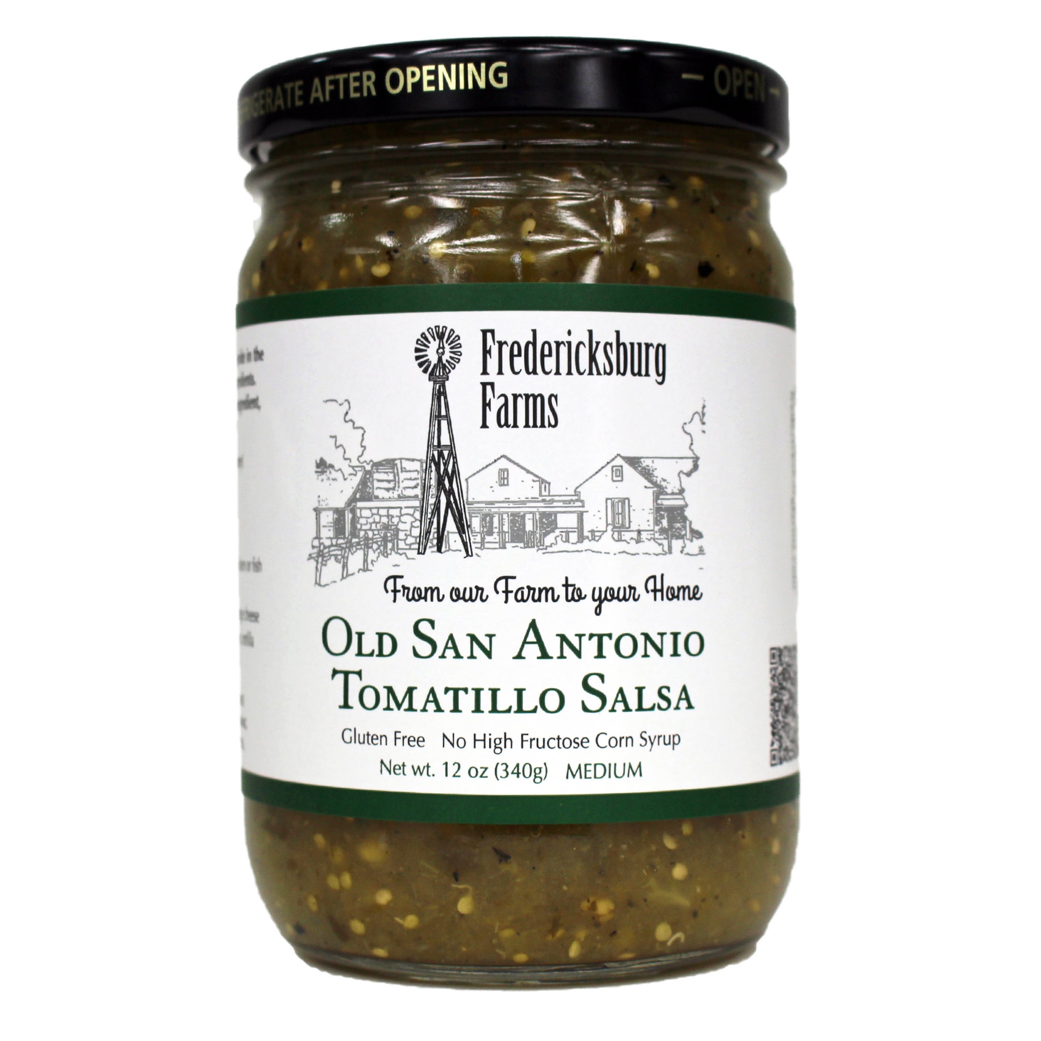 Old San Antonio Tomatillo Salsa - Fredericksburg Farms