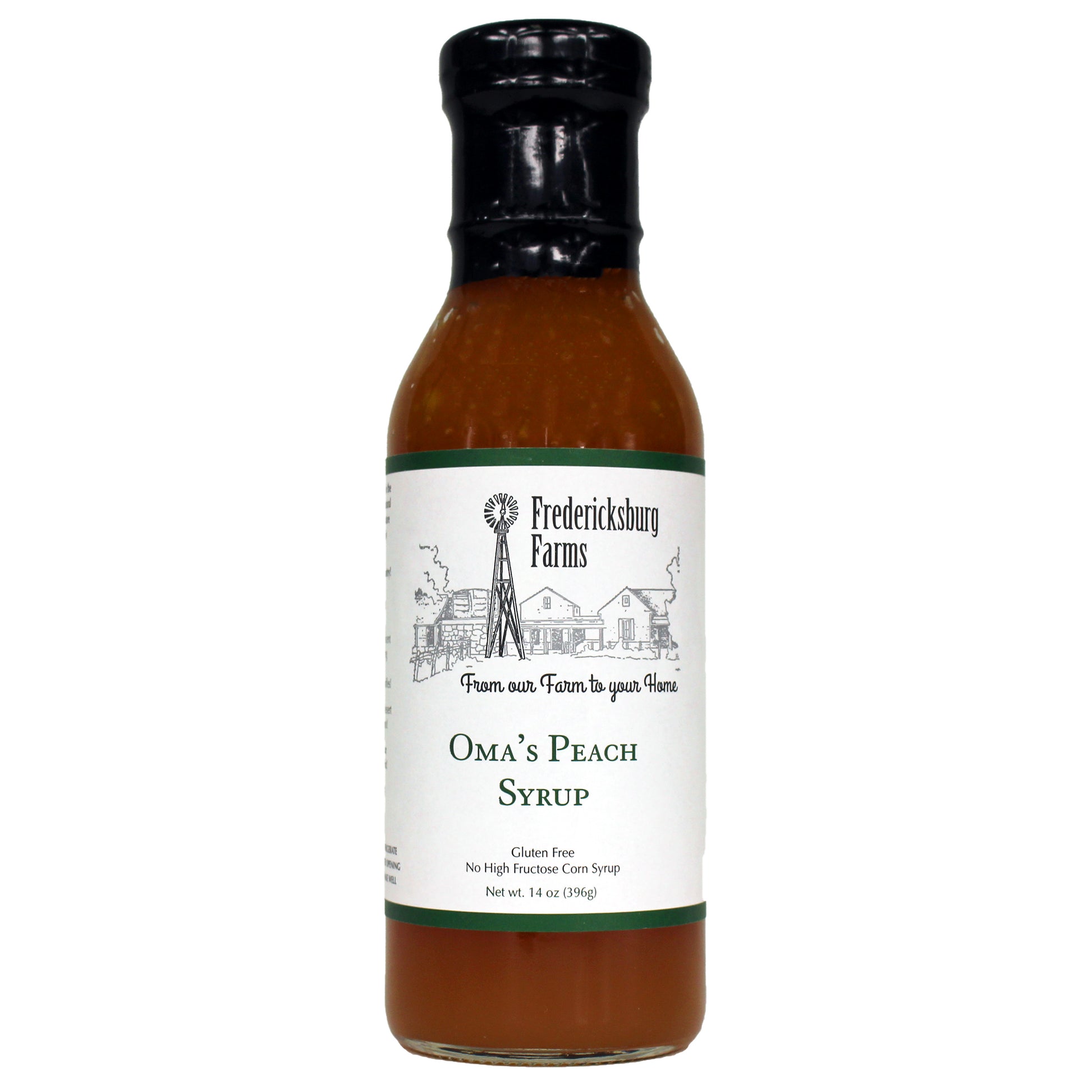 Oma's Peach Syrup - Fredericksburg Farms