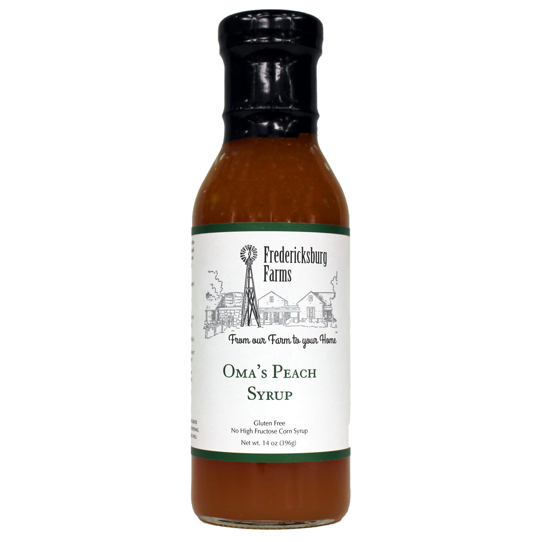 Oma's Peach Syrup - Fredericksburg Farms